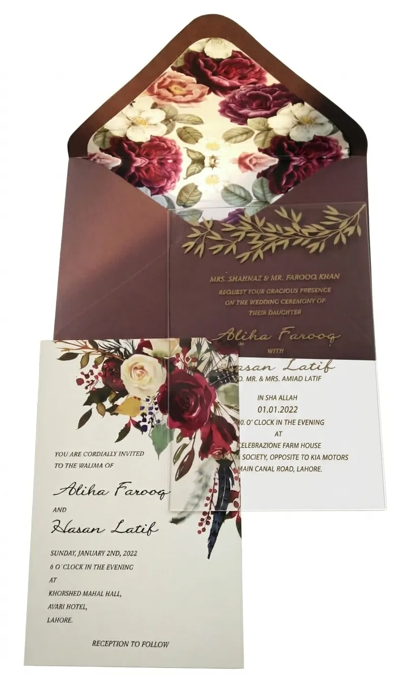 Marriage Invitation Card Design